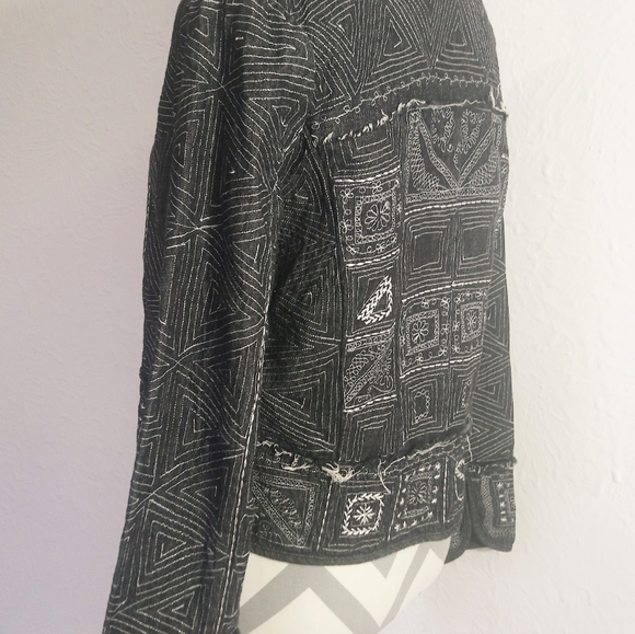 Casual Studio Embroidered Cotton Jacket Size S - Picture 4 of 9